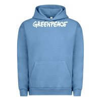 Pigment Pebble Blue Greenpeace Urban Hoodie - artisFamous