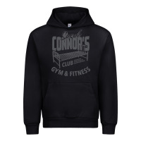 Black Sarah Connor's Club - Gym & Fitness Urban Hoodie - artisFamous