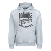 Heather Grey Sarah Connor's Club - Gym & Fitness Urban Hoodie - artisFamous