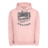 Pigment Salmon Sarah Connor's Club - Gym & Fitness Urban Hoodie - artisFamous