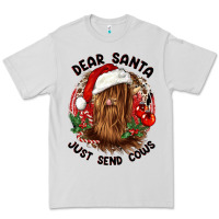 Dove Grey dear santa just send cows Premium Tee - CowGirlArtShop