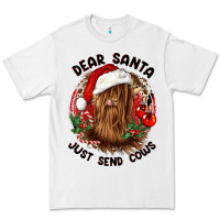 White dear santa just send cows Premium Tee - CowGirlArtShop