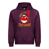 Mauve Wine long live chief wahoos Urban Hoodie - artisFamous