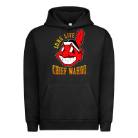 Pigment Black long live chief wahoos Urban Hoodie - artisFamous