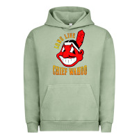 Pigment Oil Green long live chief wahoos Urban Hoodie - artisFamous