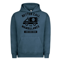 Pigment Midnight Navy wambulance Urban Hoodie - artisFamous