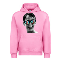 Fuchsia Pink squints Urban Hoodie - artisFamous