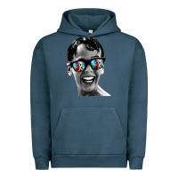 Pigment Midnight Navy squints Urban Hoodie - artisFamous