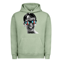 Pigment Oil Green squints Urban Hoodie - artisFamous