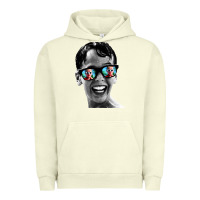Pigment Pistachio squints Urban Hoodie - artisFamous