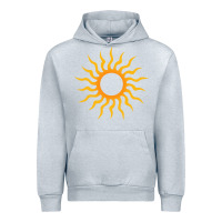 Heather Grey tribal sun Urban Hoodie - artisFamous