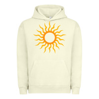 Pigment Pistachio tribal sun Urban Hoodie - artisFamous