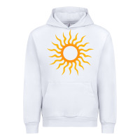 White tribal sun Urban Hoodie - artisFamous
