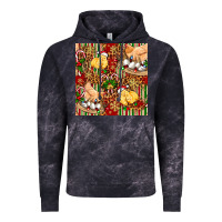 Cloud Black christmas chicken Vintage Hoodie - FaDigitalArtStudio