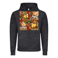 Vintage Black christmas chicken Vintage Hoodie - FaDigitalArtStudio