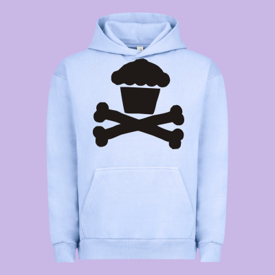 Johnny Cupcakes Funny Skull Urban Hoodie Designed By Artisfamous