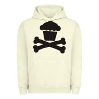 Pigment Pistachio johnny cupcakes funny skull Urban Hoodie - artisFamous