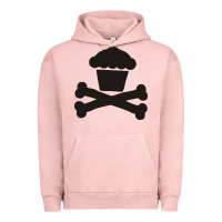 Pigment Salmon johnny cupcakes funny skull Urban Hoodie - artisFamous