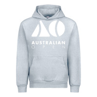 Heather Grey Australian Open Urban Hoodie - artisFamous