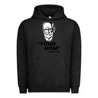 Pigment Black your mom  Sigmund Freud Urban Hoodie - artisFamous