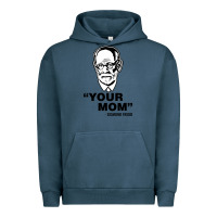 Pigment Midnight Navy your mom  Sigmund Freud Urban Hoodie - artisFamous