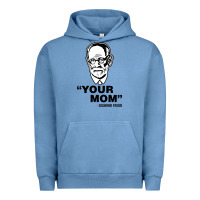 Pigment Pebble Blue your mom  Sigmund Freud Urban Hoodie - artisFamous