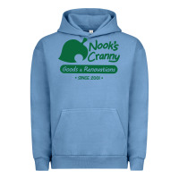 Pigment Pebble Blue Nook's Cranny Urban Hoodie - artisFamous