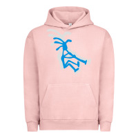 Pigment Salmon kokopeli funny Urban Hoodie - artisFamous