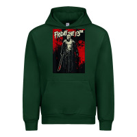 Forest Green friday the 13th jason drip Urban Hoodie - artisFamous