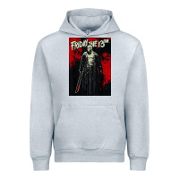 Heather Grey friday the 13th jason drip Urban Hoodie - artisFamous