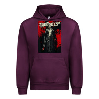 Mauve Wine friday the 13th jason drip Urban Hoodie - artisFamous
