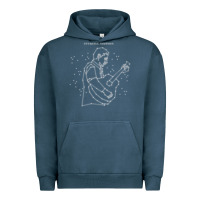 Pigment Midnight Navy Sturgill Simpson Urban Hoodie - artisFamous