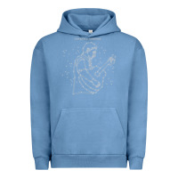 Pigment Pebble Blue Sturgill Simpson Urban Hoodie - artisFamous