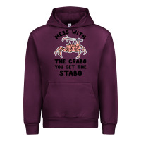 Mauve Wine mess with the crabo you get the stabo Urban Hoodie - artisFamous