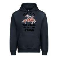 Navy mess with the crabo you get the stabo Urban Hoodie - artisFamous