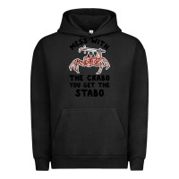 Pigment Black mess with the crabo you get the stabo Urban Hoodie - artisFamous