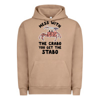 Pigment Burro mess with the crabo you get the stabo Urban Hoodie - artisFamous