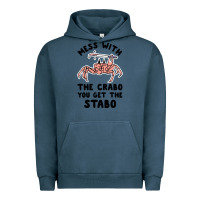 Pigment Midnight Navy mess with the crabo you get the stabo Urban Hoodie - artisFamous
