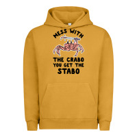 Pigment Peanut Butter mess with the crabo you get the stabo Urban Hoodie - artisFamous