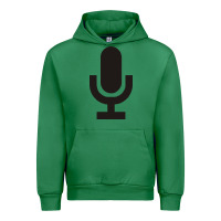 Emerald microphone funny music Urban Hoodie - artisFamous