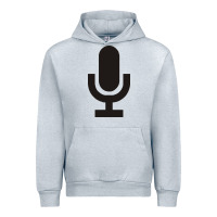 Heather Grey microphone funny music Urban Hoodie - artisFamous