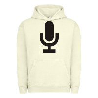 Pigment Pistachio microphone funny music Urban Hoodie - artisFamous