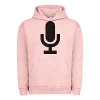 Pigment Salmon microphone funny music Urban Hoodie - artisFamous