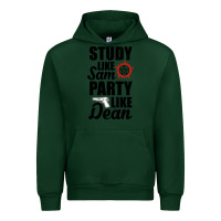 Forest Green study like sam party like dean Urban Hoodie - artisFamous