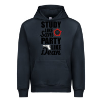 Navy study like sam party like dean Urban Hoodie - artisFamous