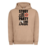 Pigment Burro study like sam party like dean Urban Hoodie - artisFamous