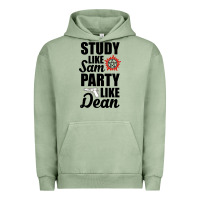 Pigment Oil Green study like sam party like dean Urban Hoodie - artisFamous