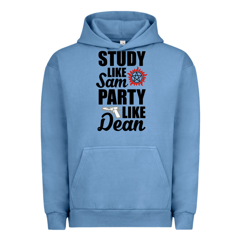 Study Like Sam Party Like Dean Urban Hoodie by artisFamous | Teevron