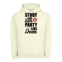 Pigment Pistachio study like sam party like dean Urban Hoodie - artisFamous