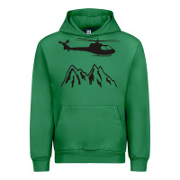 Emerald mountain rescue helicopter funny Urban Hoodie - artisFamous